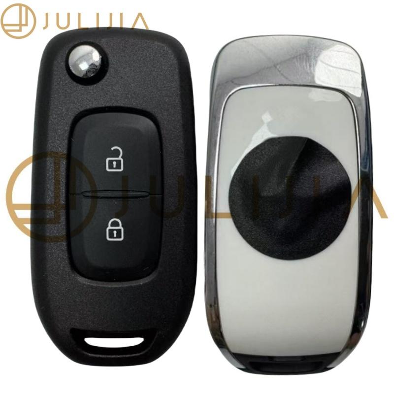 For Renault 4A Chip 433MHZ PCF7961M Megane3 Logan2 Kadjar Captur Symbol Dacia Duster Smart Flip Car Key 2 3 Buttons CWTWB1G767