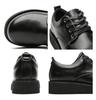 Versatile Men's Leather Platform Derby Loafers - Lace-up Wedding & Office Shoes
