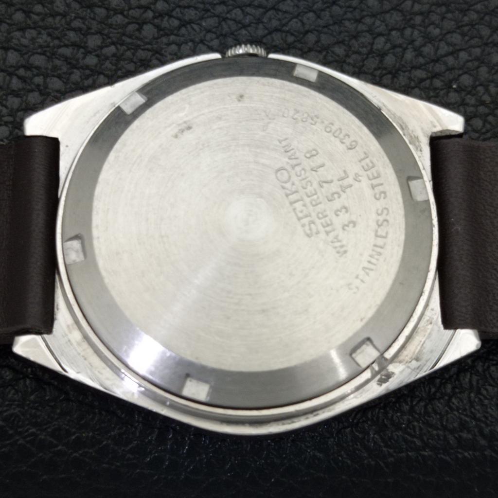 Seiko AUTOMATIC JAPAN MENS VINTAGE BROWN COLOR DIAL WATCH A701443-5 R206b-a701443