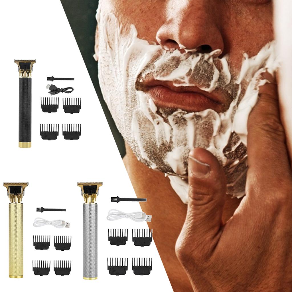 Cordless Rechargeable Beard Trimmer Precision Mustache Grooming Kit