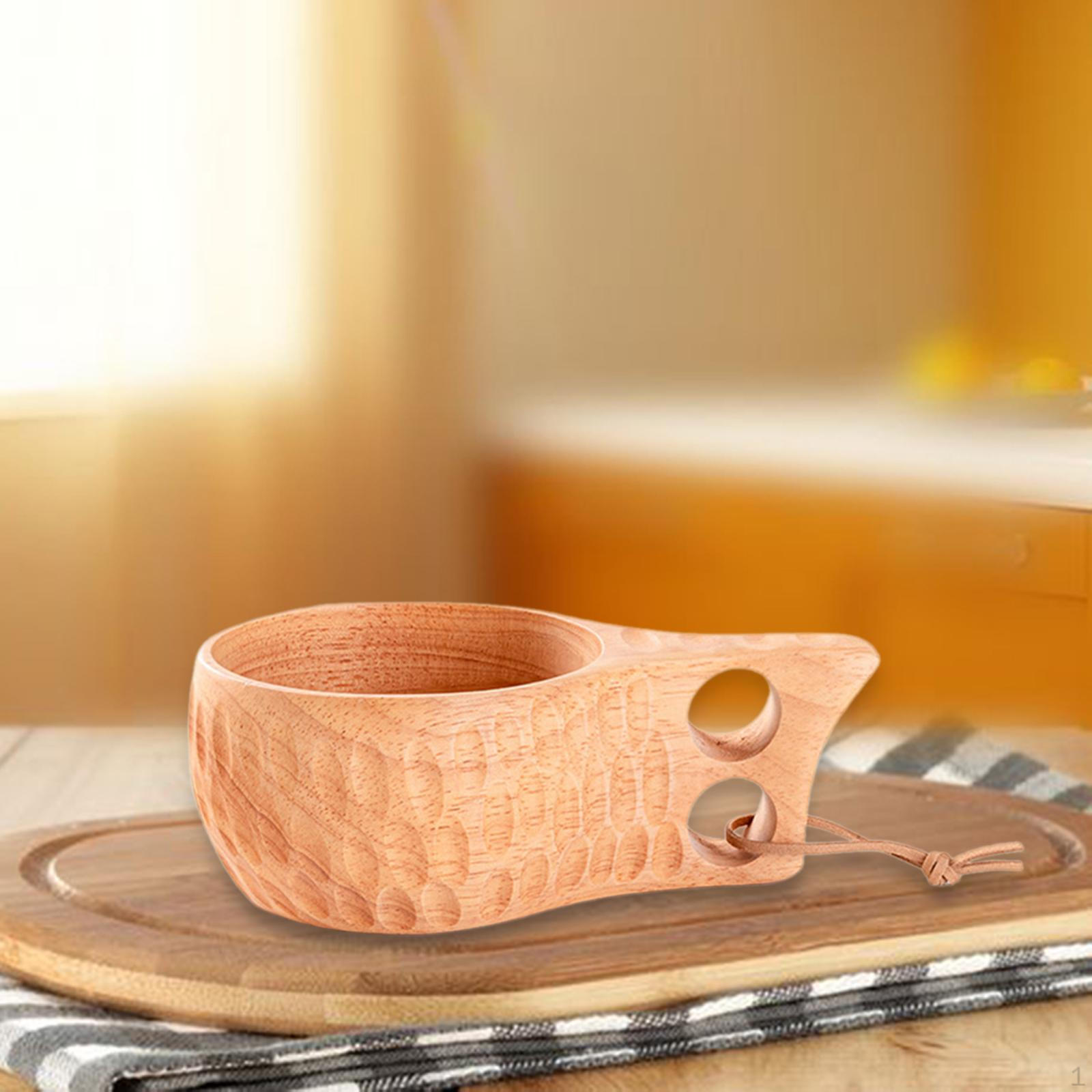 

Деревянная кружка ручной работы для приключений на открытом воздухе 400ml