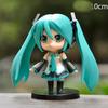 Anime Hatsune Miku Figur Mini Charakter Ornamente Kawai Rosa Grün Hatsune Heim Schreibtisch Dekoration Erwachsenen Spielzeug Kind Geburtstagsgeschenk