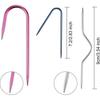 9 pieces of anti-solution safety pins and tools for sweater knitting (random color) - DD01