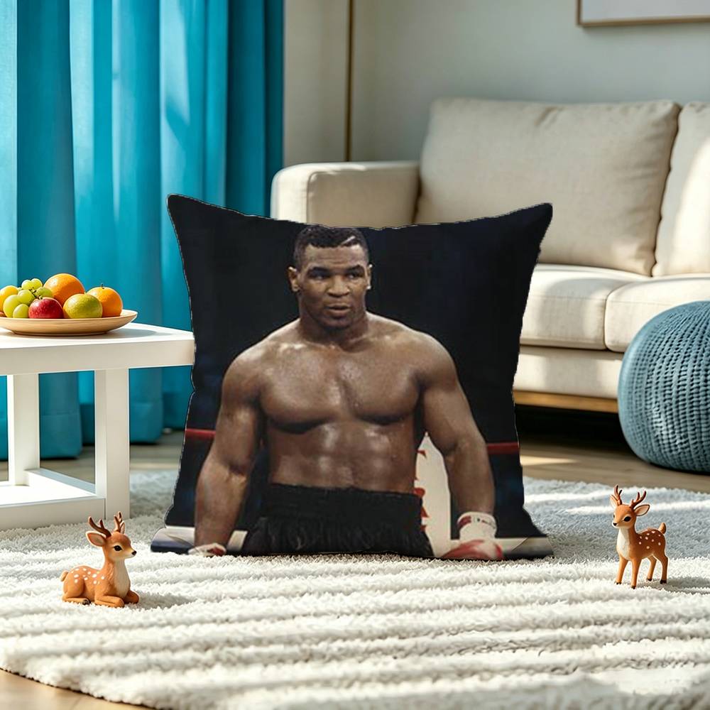 B-boxing legend M-Mike Tyson Pillow Case Square Double-Sided Sofa Cushion Cover Bedroom Bedside Pillow