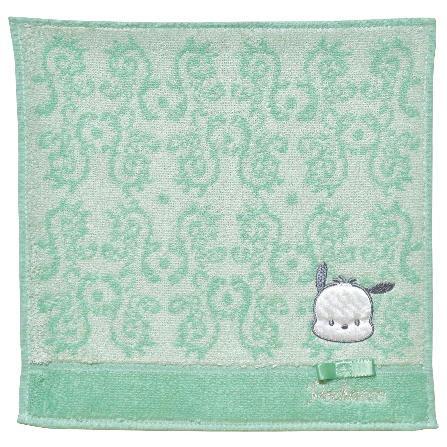 

Marushin Мини-полотенце Sanrio Pochacco Fleur Зеленый Милый 3005060500 25x25см