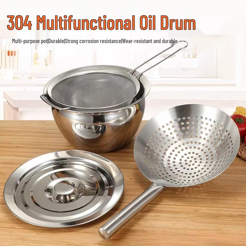 

304 Stainless Steel Oil Storage Pot