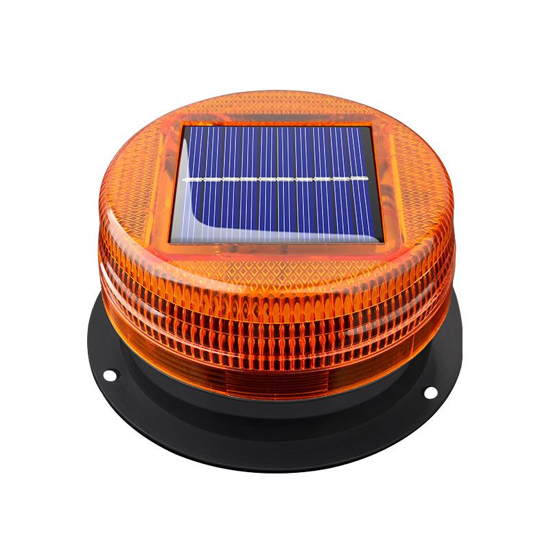 Solar Warning Light Flashing Car Mounted LED Warning Light Flash Waterproof Magnetic Suction Roof Night Safety Warning Light