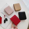 Pu Leather Lipstick Bag Lipstick Storage Box Lipstick Storage Bag Simple Mini Cosmetic Bag  Travel