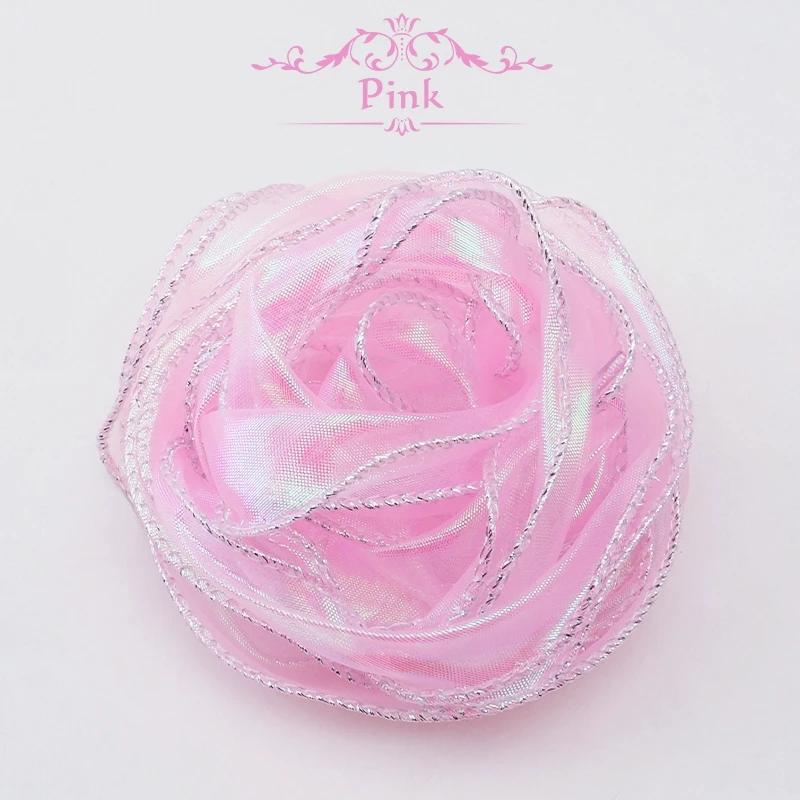 Fantasy Colored Flat Silk Shoelace Sneakers Rope Laces Shoe Accessories 4cm Wider Chiffon Yarn Shoelaces 80/100/120/140CM 1Pair