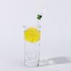 Juice Milk Drinking Butterfly Glass Straws Transparent Reusable Drinking Straw Washable Juice Drink Blender Stick