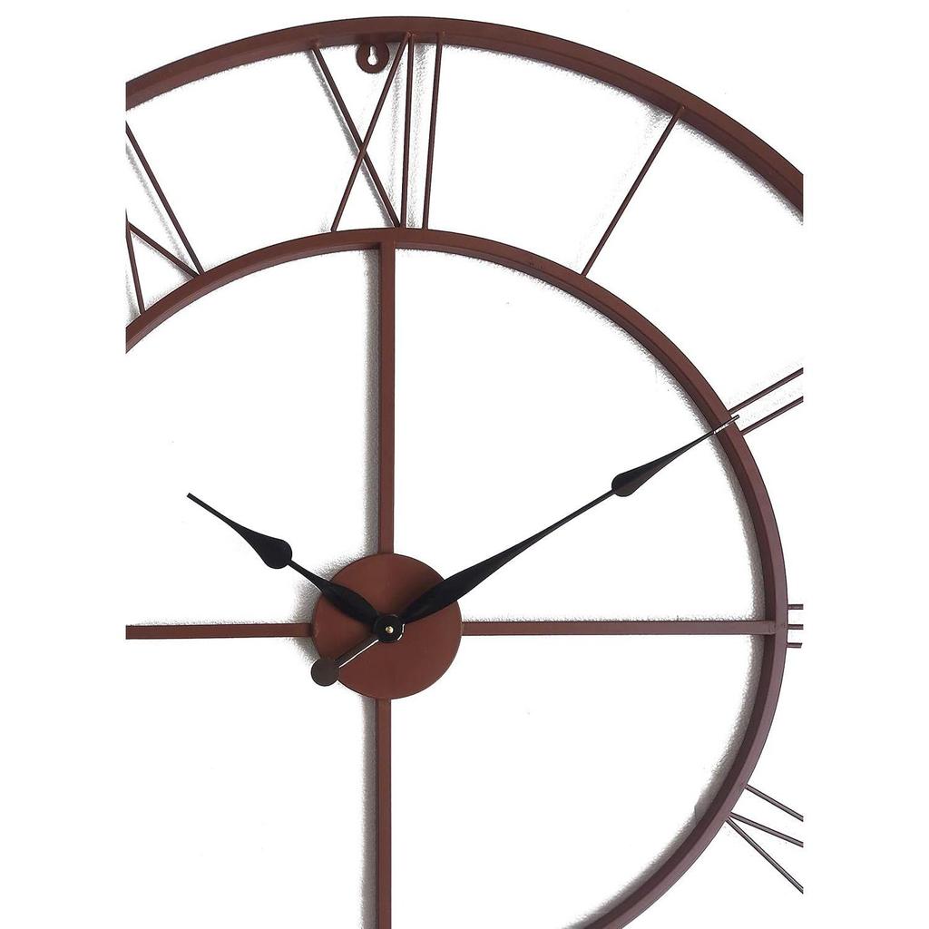 Metall Wanduhr 100 Cm( Schwarz)