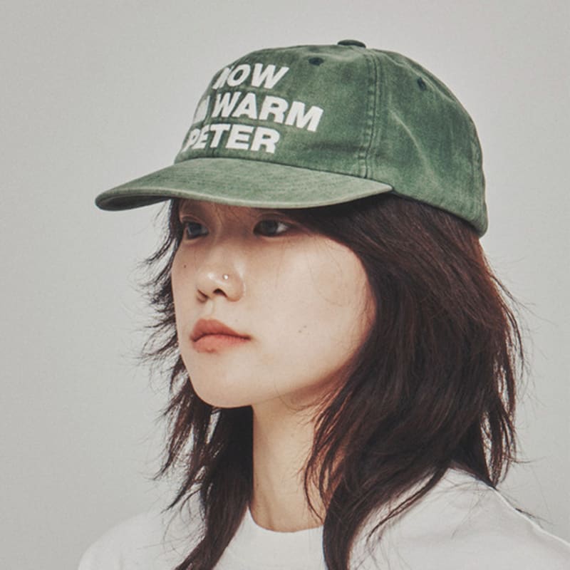 MY NAME IS PETER 6-PANEL noW IM WARM PETER cap - GREEN OS