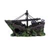Artificial  Resin Water Aquarium Ornament Boat Aquarium Fish Tank Landscaping Decor