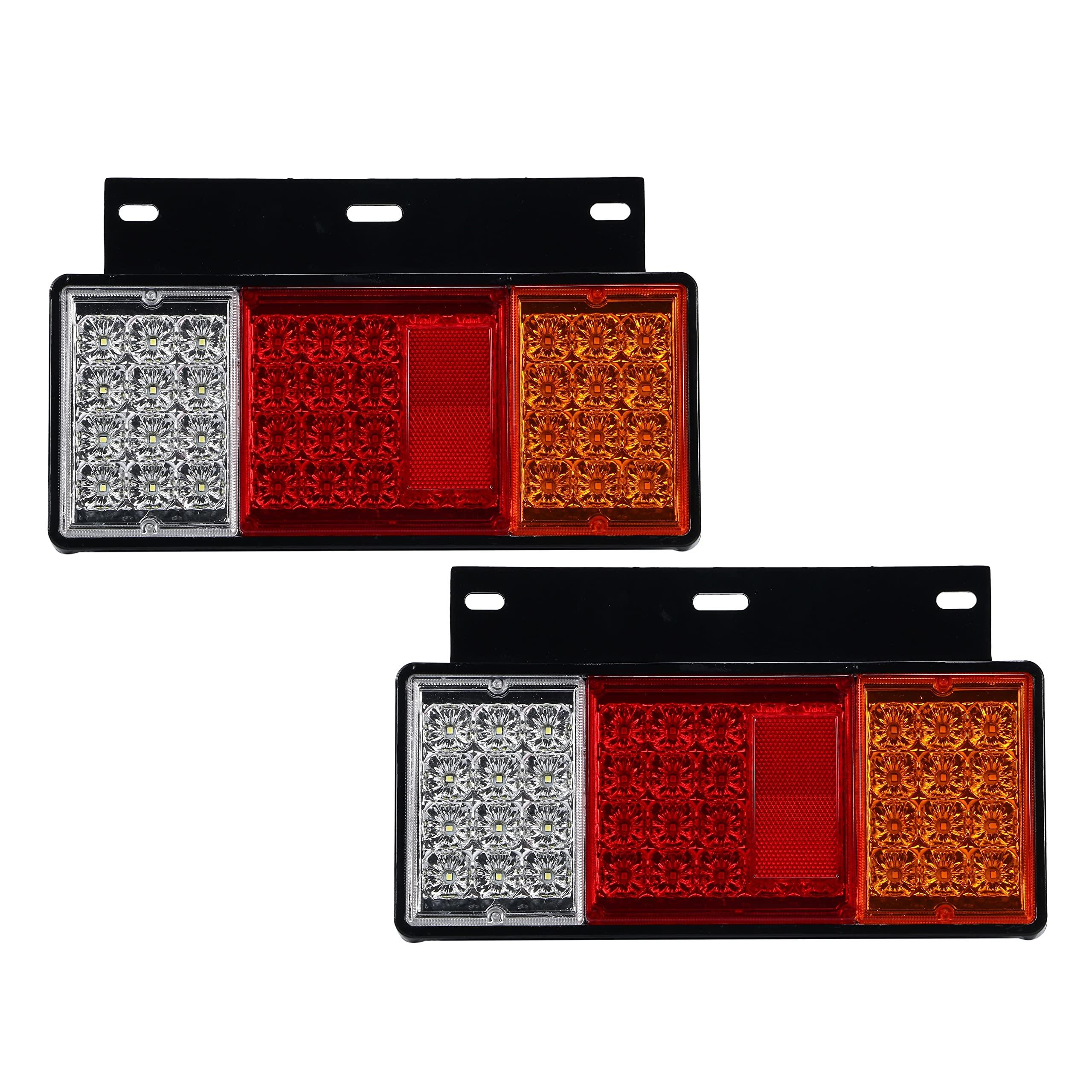 

LED Truck Tail 88 Set of 2 and Compatible with 12V and Includes Turn and Reverse Reflectors for Trailers and Boats one+lifestyle Lights, LEDs, (Left