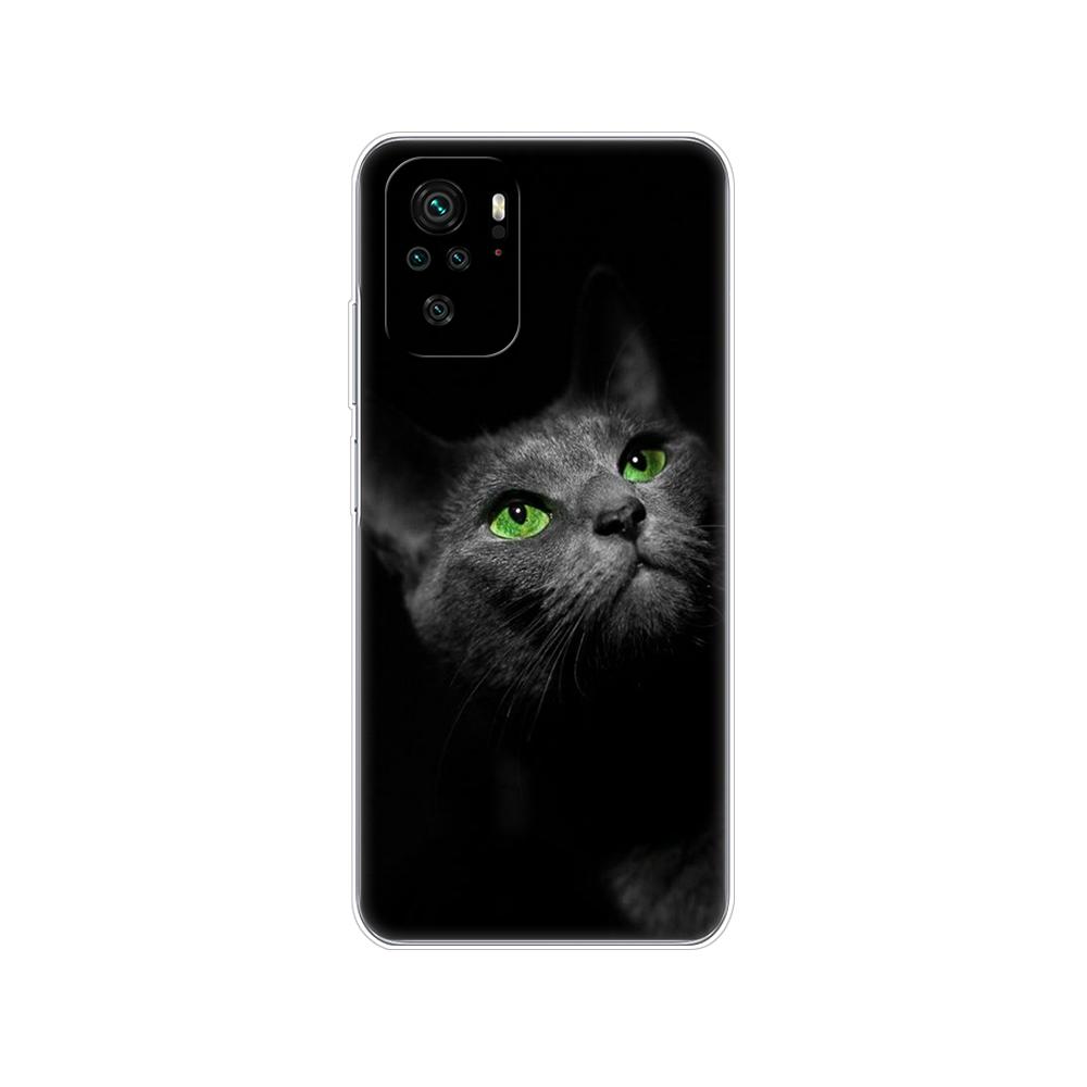 For Xiaomi Redmi Note 10 10S Case 4G 5G Silicon Soft Tpu Back On Redmi Note 10 Pro Global Phone Cover Note10 S Bumper Etui Funda