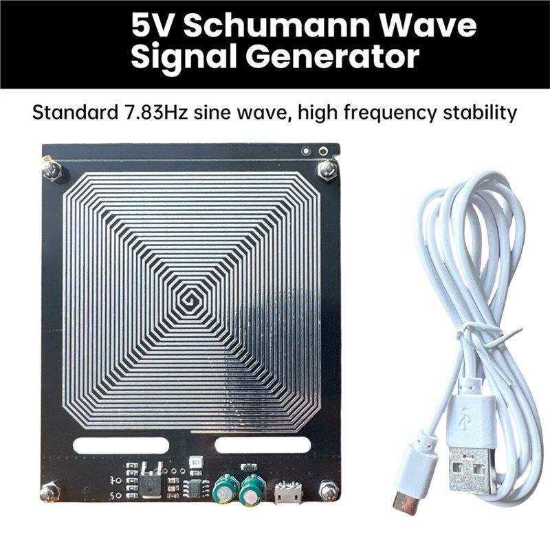 Schumann Wave Signal Generator 7.83Hz Signal Generator DSP Signal Module With USB Power For Sleep Aid And Meditation