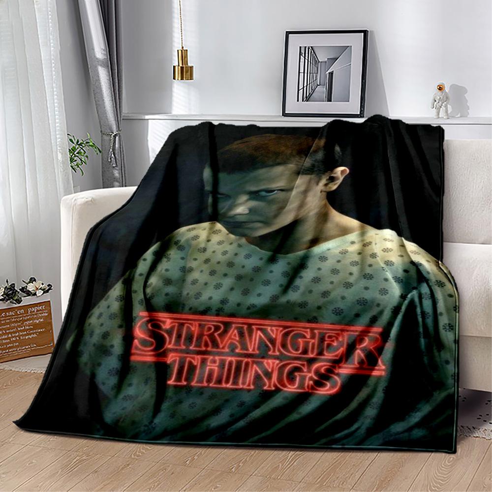 Stranger Things Blanket Suitable for sofas,travel, living rooms also a good gift for friends and family Suitable for all seasons.