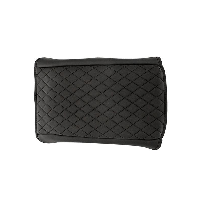 

Подушка-бустер для центрального подлокотника с хлопковой подушкой для Prado LC250, чехол накладки подлокотника из ПУ кожи, автомобильные аксессуары, улучшения интерьера чёрный