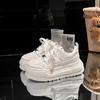 Drinking milk sheepskin home heightening casual little white shoes women's spring new versatile thick baseplate shoes women