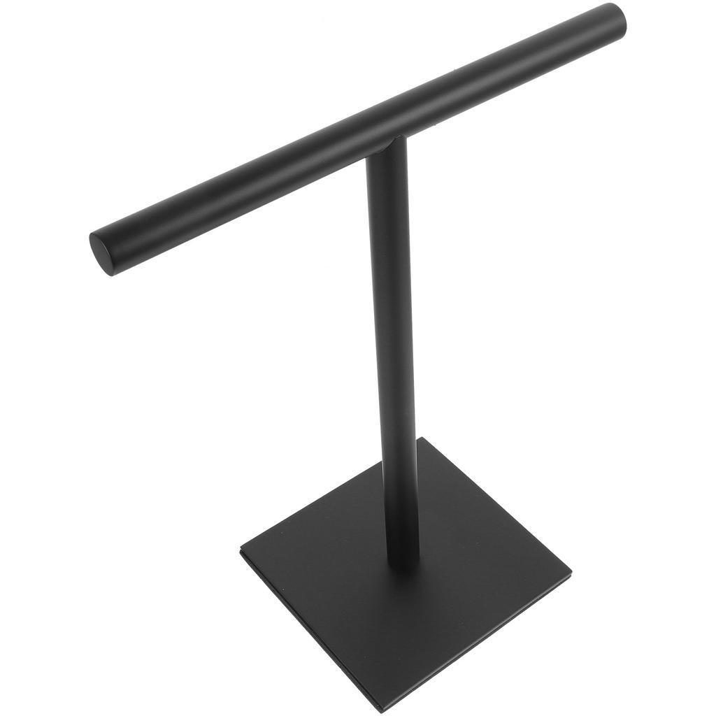 Stainless Steel Hand Towel Holder Stand Vertical T-Shaped Stable Base Bathroom Kitchen Countertop Towel Rack Organizer