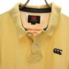 CANTERBURY OF NEW ZEALAND Short Sleeve Polo Shirt XL Yellow Men's Used