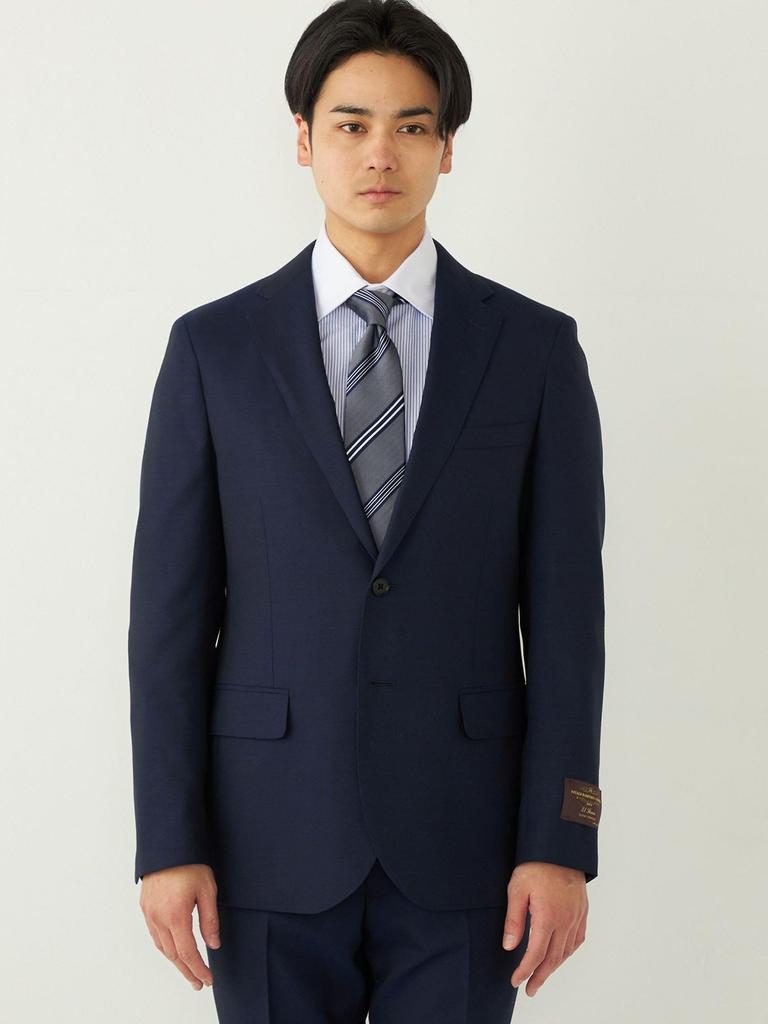 Ships Colors CANONICO Suit Solid Size 217000007 Jacket, Color, Men's, Navy, 46,
