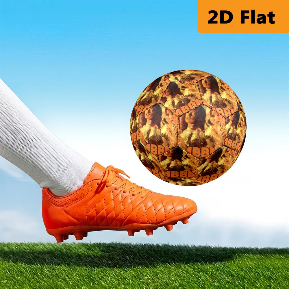 ABBA Iconic Music Legacy Soccer Ball Suitable for Both Training and Competition High Elasticity Outdoor Sports No. 5 Football Training Football