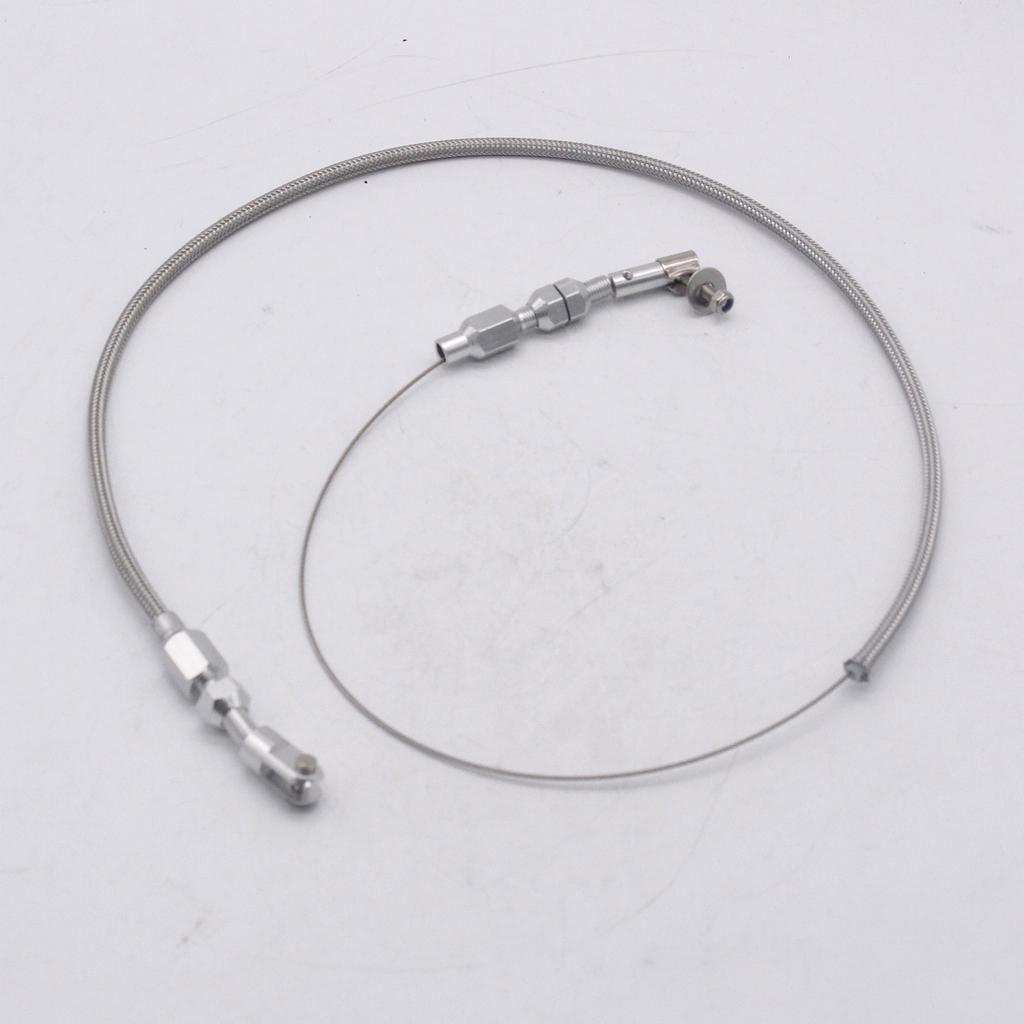 Steel Braided Throttle Cable 24'' Universal Car Accelerator Throttle Cable Car Accessories