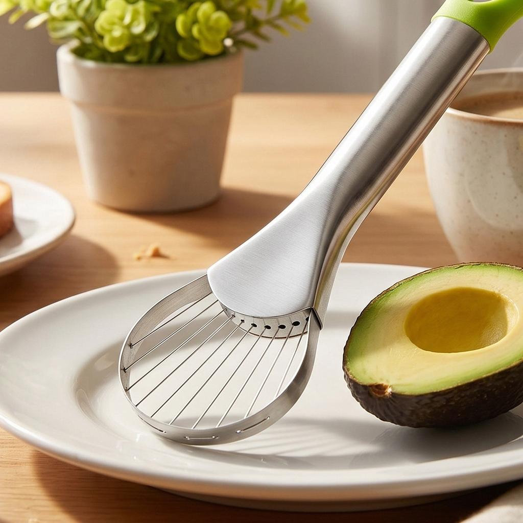 4-in-1 Avocado Tool Set Slicer Pitter Masher And Scoop Multi-Functional Cutter Peeler And Corer For Hassle-Free Avocado Prep