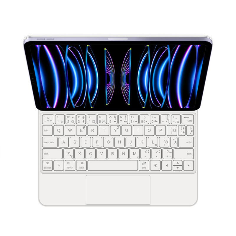 Compatible Bluetooth Magic Keyboard for iPad 11th Gen (A16) and iPad Air 10th Gen (10.9).
