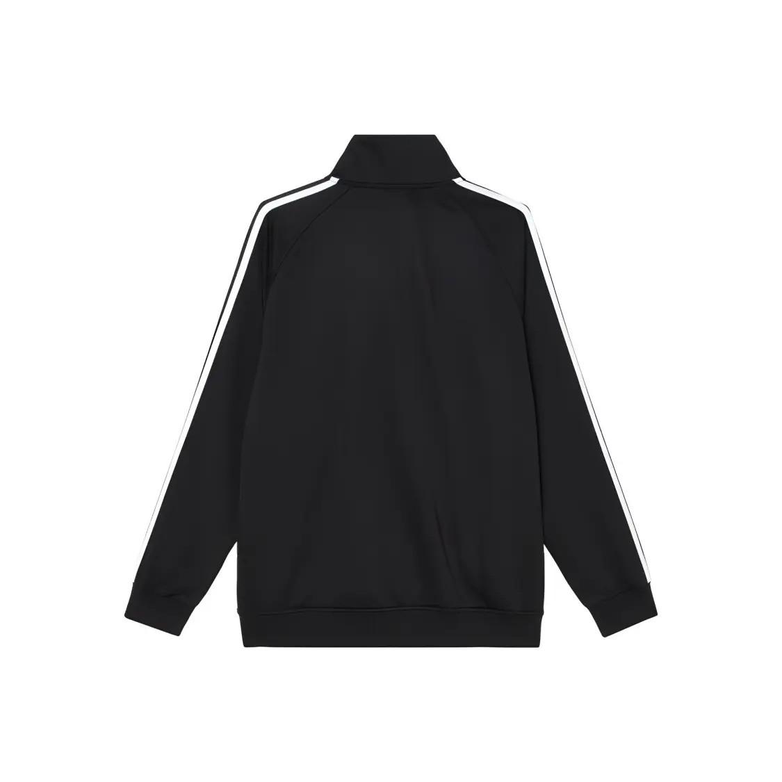 adidas 3-Stripes Sports Stand-Up Collar Striped Jacket Unisex L