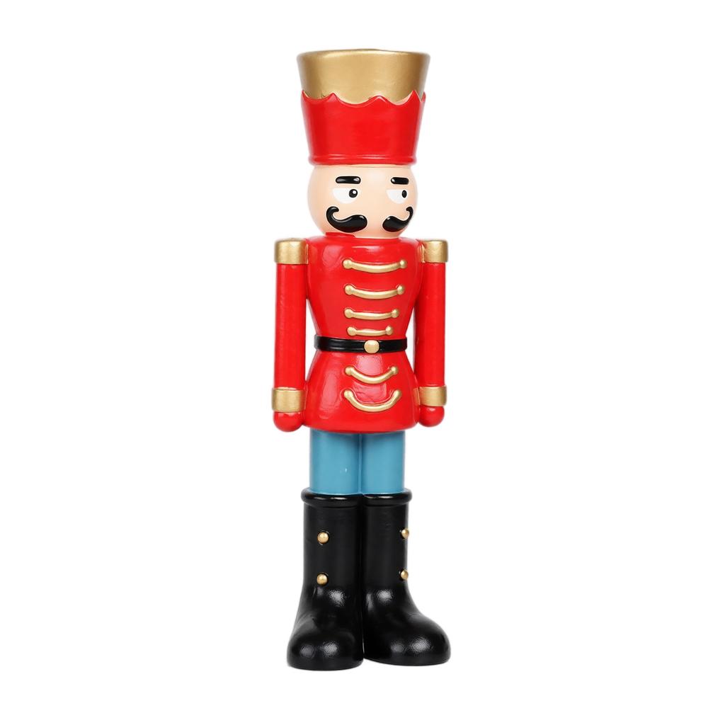 Christmas Soldier Candle Holder - Holiday Decorative Ornament for Home Decor