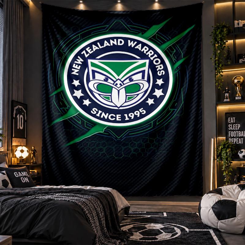 Wall Hanging Tapestry Wigan Warriors Print Cloth for Living Room Bedroom Home Decor