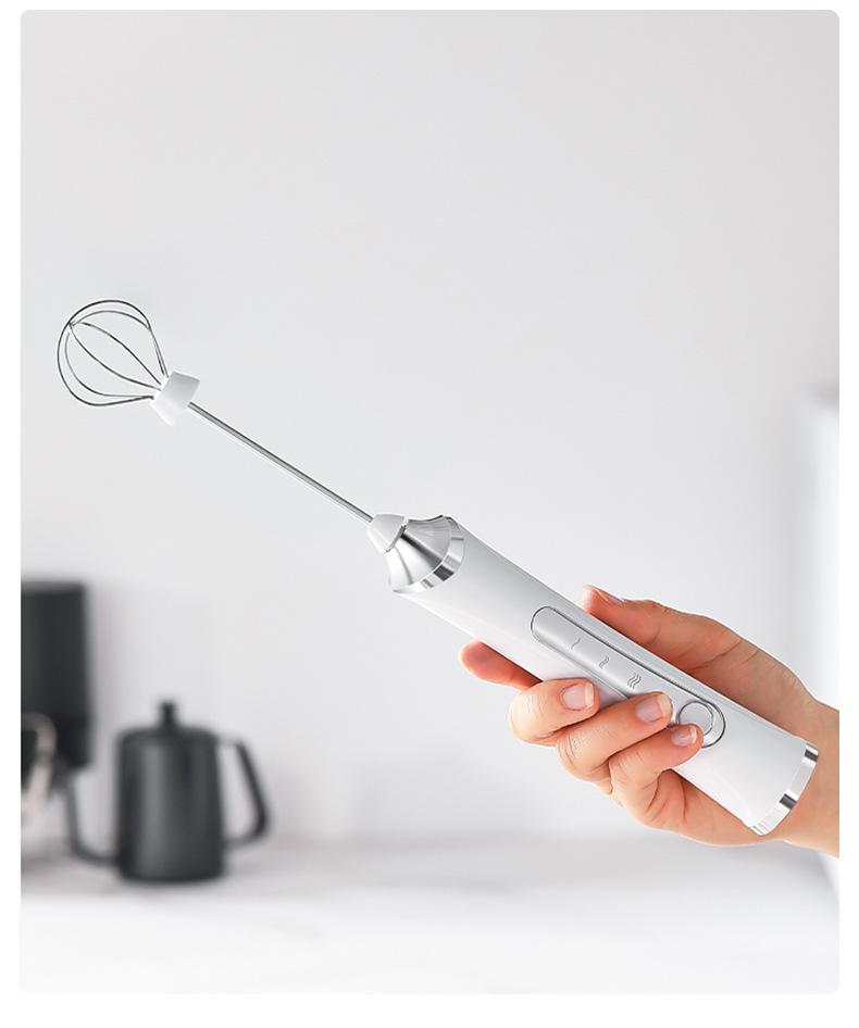 Electric Handheld Egg & Milk Frother for Coffee & Whipping
