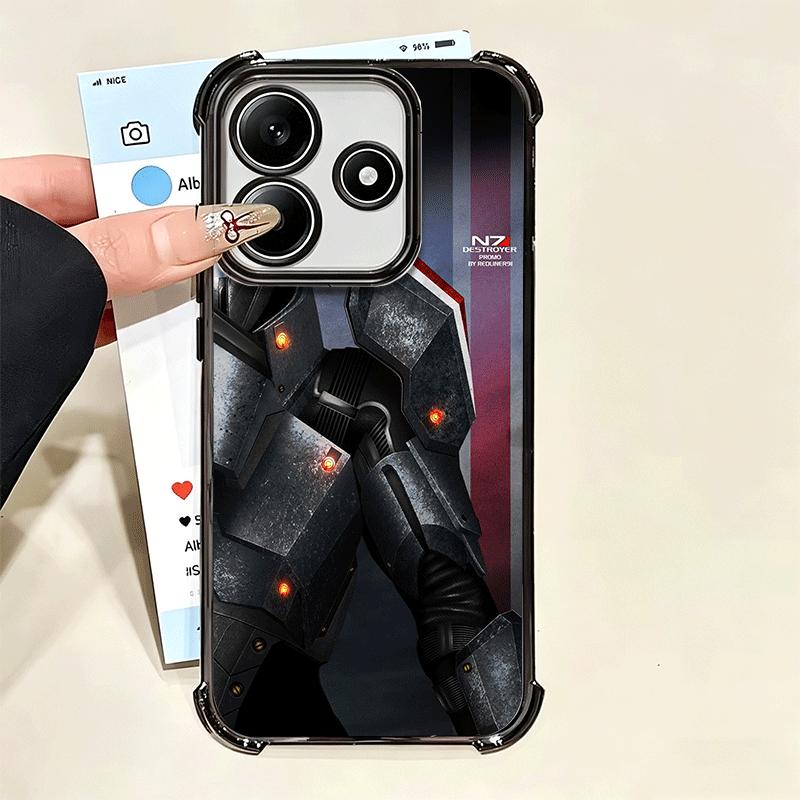 N7 Mass Effect Soft Phone Case For Xiaomi Poco X7 X8 Pro Max X6 X5 X3 F8 Ultra F7 M8 M7 M5S Redmi 15C 15A 15 14C 13C 12C 13 12