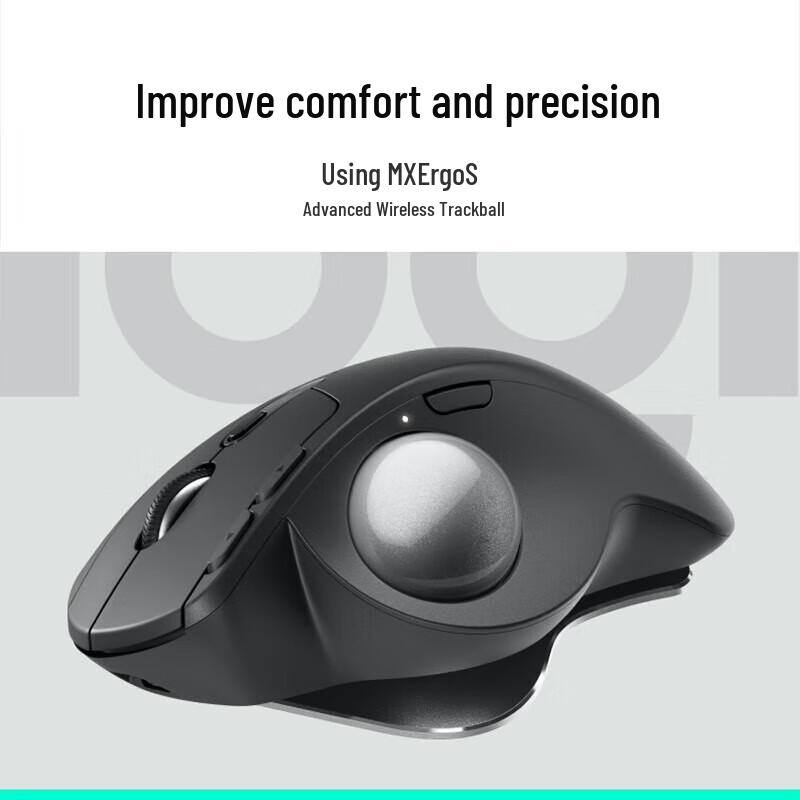Logitech MX ERGO S Wireless Trackball Mouse