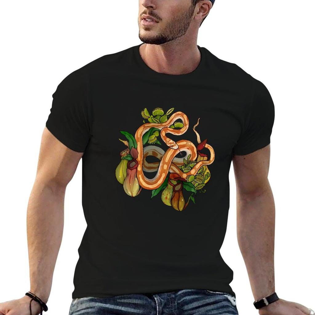 Corn Snake Carnivorous Plants Tshirt Blue Archive Funny Costumes T Shirt For Unisex