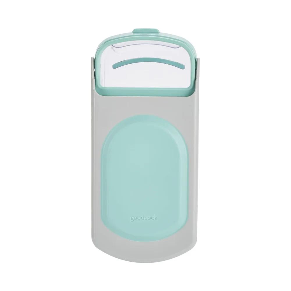 PRO Veggie Dicer Stainless Steel Chopper Non-Slip Base Comfort Grip Handle Airtight Lid Portable Kitchen Tool Vegetables Fruits