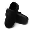 Unisex Diabetic Shoes Wide Walking Shoes with Adjustable Closure Lightweight Edema Sneakers Plush Lining for Plantar Fasciitis