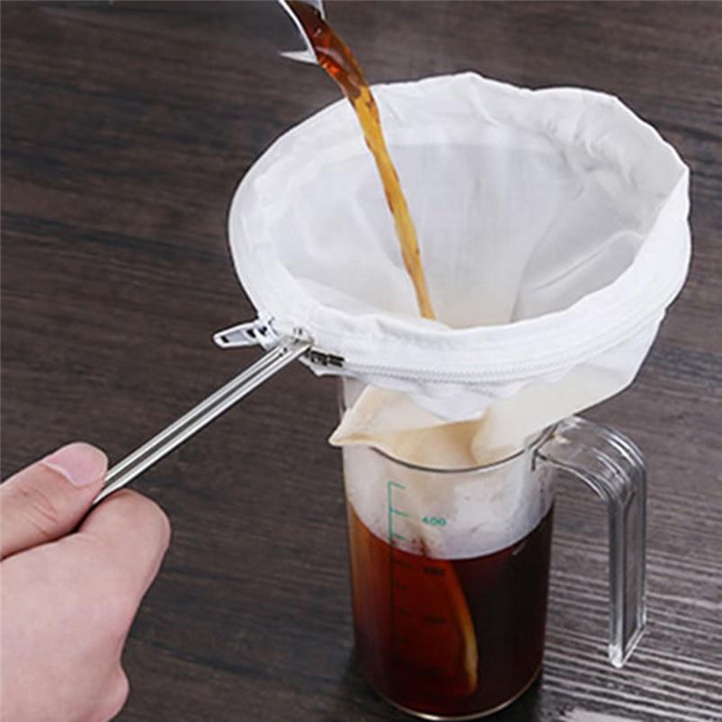Teas Filters Traditional Thai Tea Filter Reusable Mesh Strainer Thai Style Fine Mesh