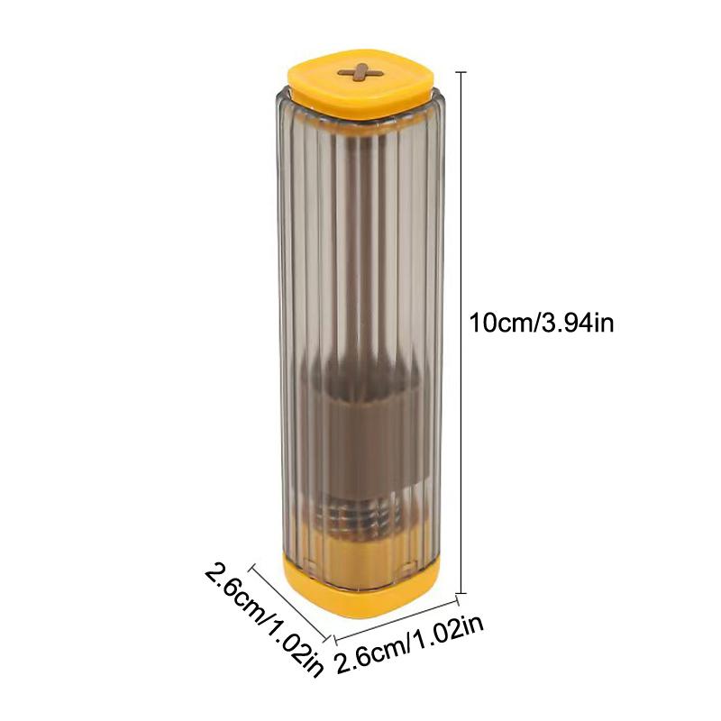 Magnetic Pressing Needle Box Plastic Multi-Functional Sewing Storage Tube Portable Sewing Tool Home Sewing Set Space-Saving