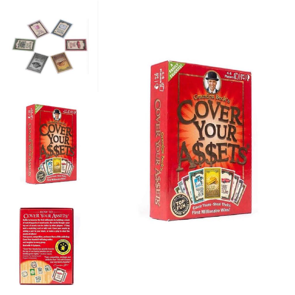 Děda Beck's Kryj si majetek Rodinná karetní hra se strategií Pro domácí hraní a děti