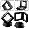 Black Coin Display Holder 50*50 Mm Gold/Silver Coins 2pcs Coins Medals Jewelry New