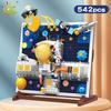 Sunflower Photo Frame Model Building Blocks Sets Kids Space Astronaut MOC construction Toys for Children Bricks Flower