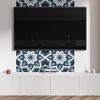 Self-Adhesive Vinyl Wall Decoration 120x60 Cm Floral Symmetry