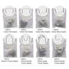 800 peças Hot Staples Automotive Plastic Repair Welding Nail para carro Bumper Fender Soldador Grampeador Kit de reparo de soldagem de plástico