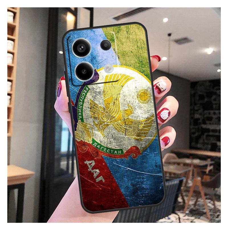 

Dagestan Flag Coat Of Arms Case For Xiaomi Redmi 12 13 C 9C 10C Redmi Note 13 Pro 9 10 11 12 9S 10S 11S 12S Back Cover Redmi Note 12 Pro 5G