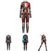 Colorful Skeleton Bodysuit For Halloween Unique Digital Print Jumpsuit