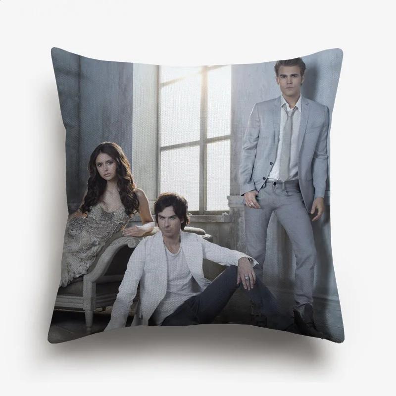 Ian Somerhalder Joseph Morgan Potrait Cushion Cover The Vampire Diaries Decorative Sofa Throw Pillow Case Pillow Case