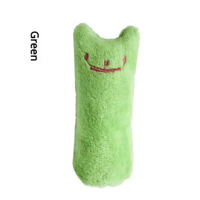 Teeth Grinding Catnip Toys Funny Interactive Plush Cat Toy Pet Kitten Chewing Vocal Toy Claws Thumb Bite Cat Mint For Cats